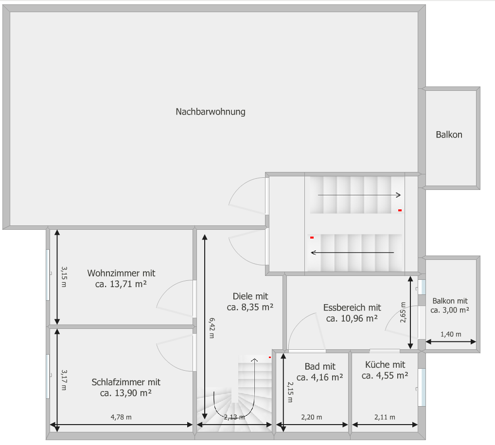 Großzügige Eigentumswohnung Maisonette - im Leipziger Südosten (Anger-Crottendorf) – Gregor-Fuchs-Straße 38, 4318 Leipzig(Anger-Crottendorf) – Vorschaubild 18
