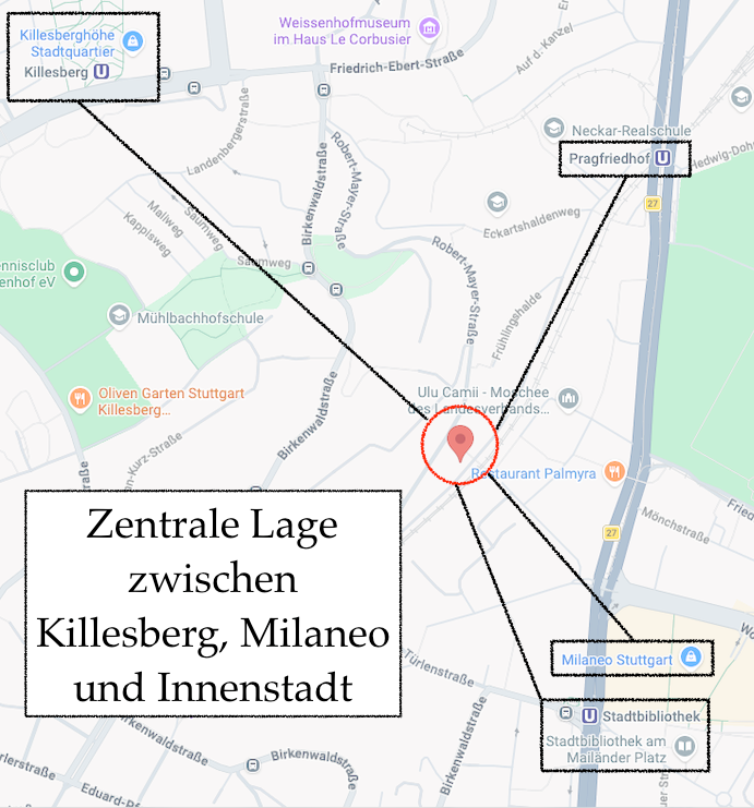 Provisionsfreie Wohnung mit zusätzlichem Wohnbereich nahe Milaneo & Killesberg – Mönchhaldenstr 105, 70191 Stuttgart(Nord) – Vorschaubild 17