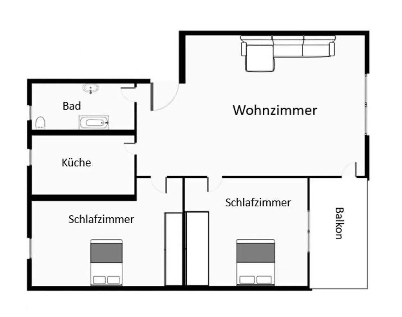 Provisionsfreie helle 3-Zimmer-Wohnung mit Balkon in ruhiger Lage von München Allach-Untermenzing. – München(Untermenzing) – Vorschaubild 16