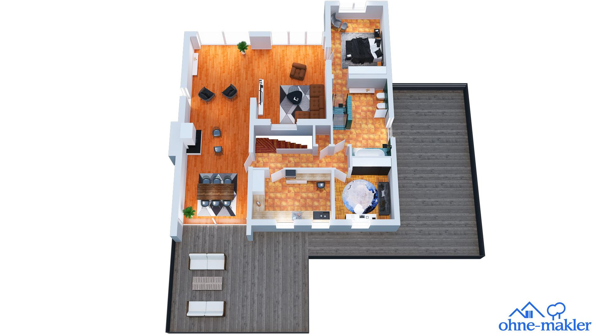 Attraktives Zweifamilienhaus in schöner Lage von Gaggenau mit großem Grundstück – Gaggenau – Vorschaubild 19