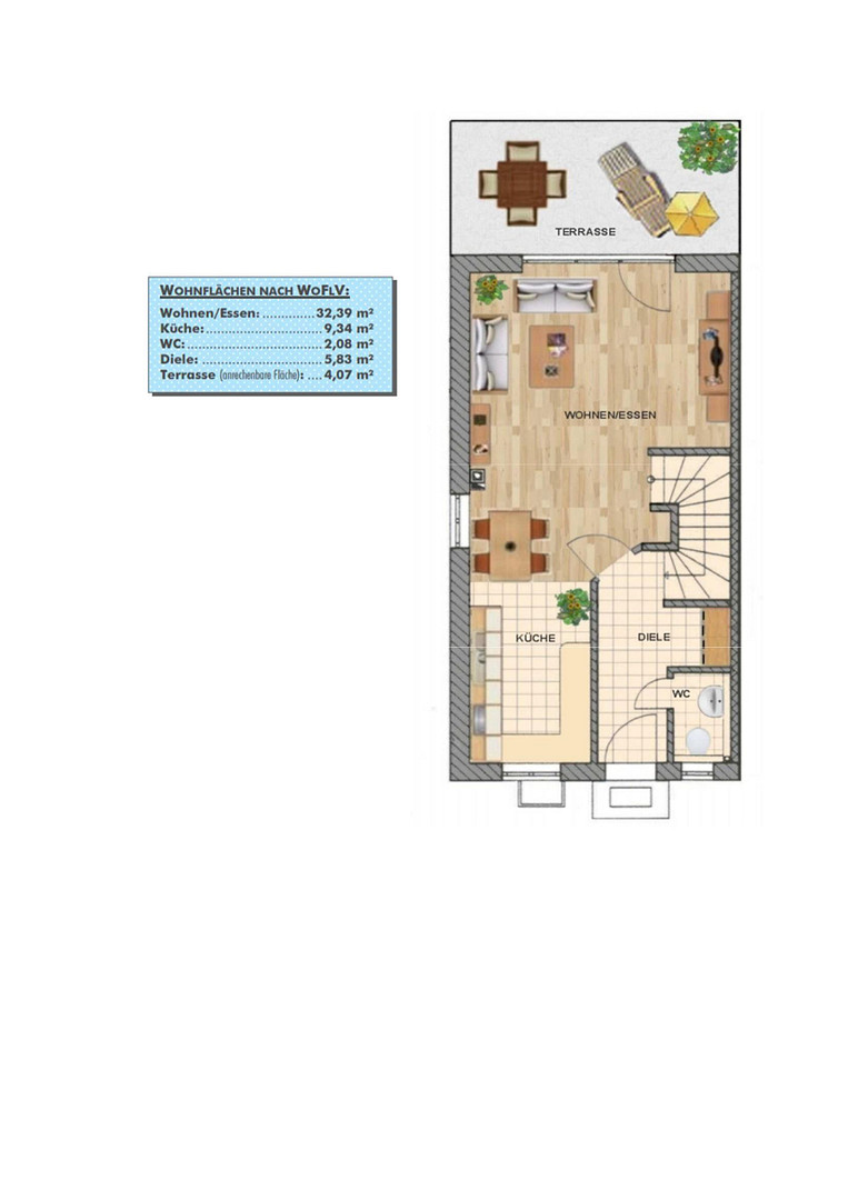 Neuwertiges Reiheneckehaus (Erstbezug 2011) in Buchloe von Privat zum Kauf – Buchloe(Lindenberg) – Vorschaubild 9