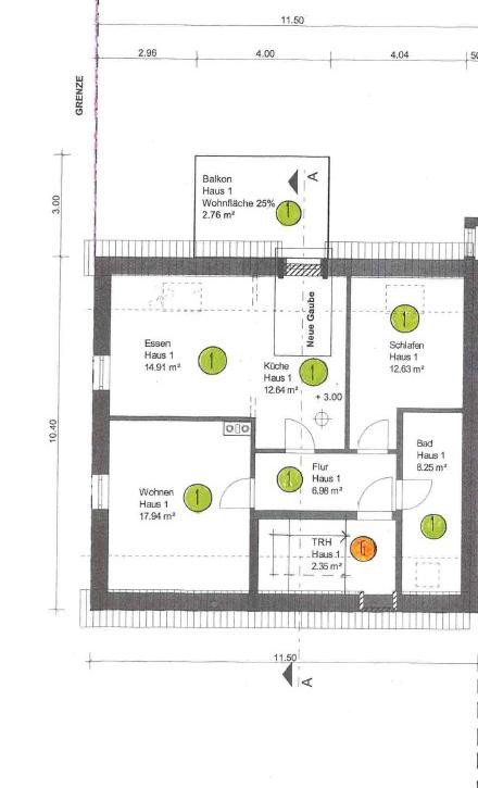 Dachgeschosswohnung mit Balkon und neu saniertem Badezimmer – Auf der Adt 10, 66130 Saarbrücken(Fechingen) – Vorschaubild 15