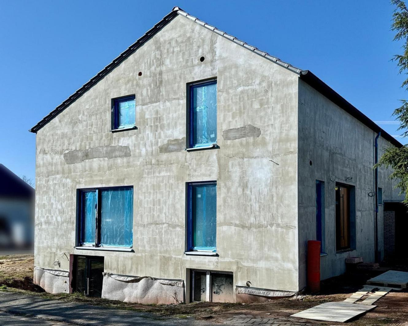 Provisionsfreies KFW55 Ausbauhaus: Architekten 2FH trifft auf 750m² Natur mit Gestaltungsmöglichkeit – Rödermark(Bienengarten) – Vorschaubild 5