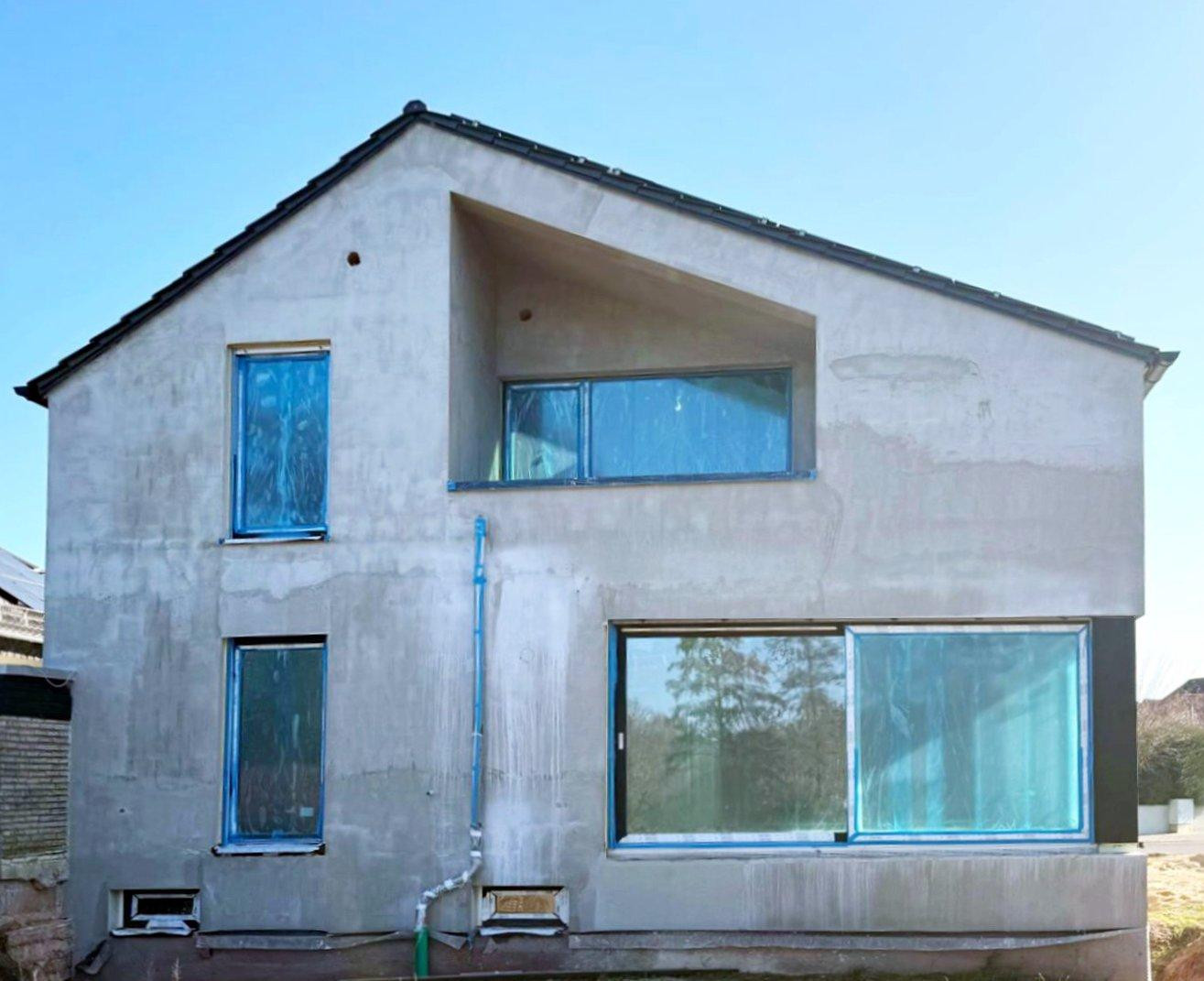 Provisionsfreies KFW55 Ausbauhaus: Architekten 2FH trifft auf 750m² Natur mit Gestaltungsmöglichkeit – Rödermark(Bienengarten) – Vorschaubild 4