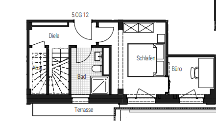Charmante vollmöblierte 3-Zimmer-Neubauwohnung im 5/6. OG WE 105 – Steinbühler Straße 4-6, 90443 Nürnberg(Gostenhof) – Vorschaubild 22