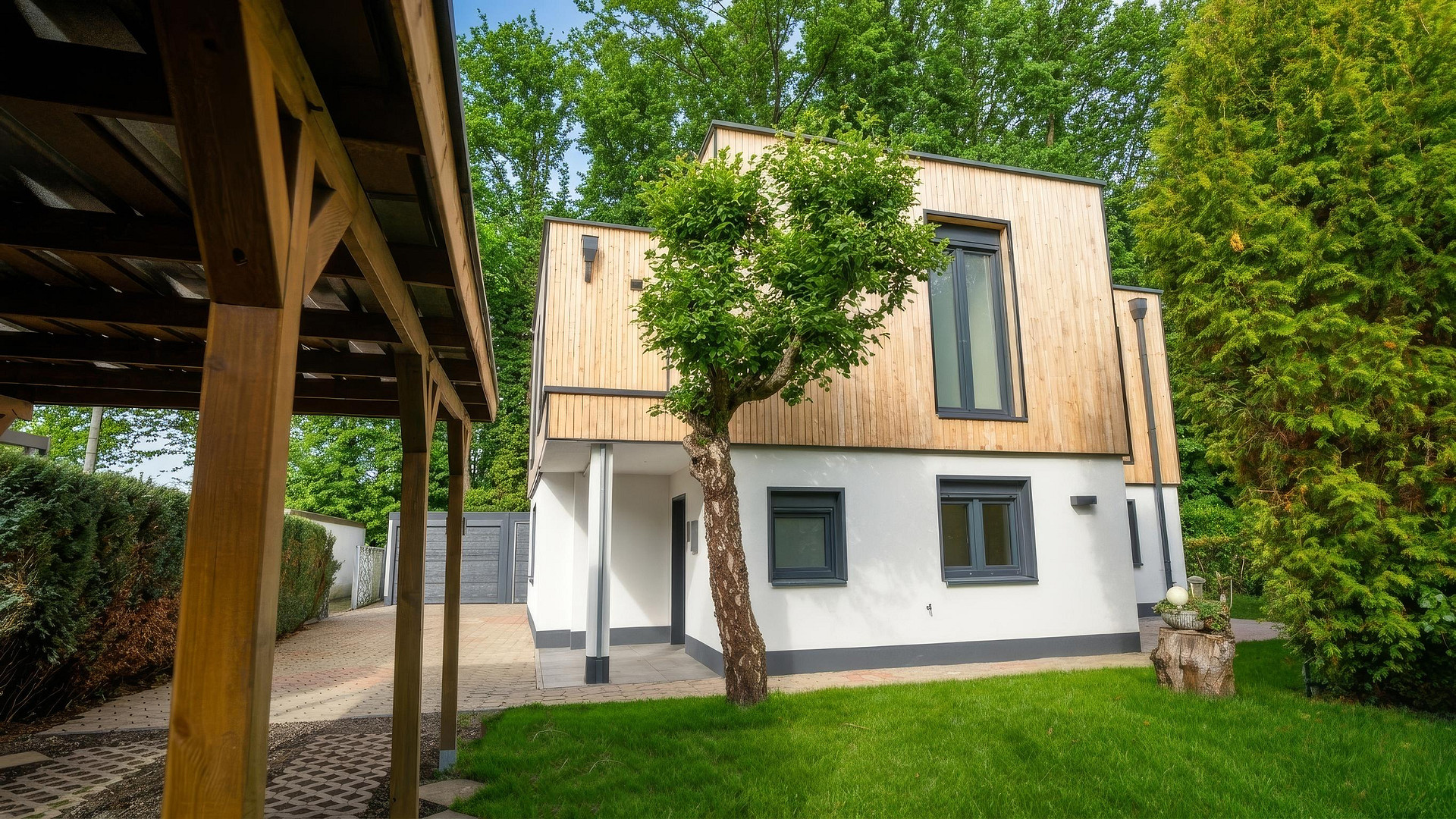Erstbezug, direkter Waldzugang & Design: freistehendes Haus mit 7 Stellplätzen und Luxus-Ausstattung – Dorstener Str. 376c, 44809 Bochum(Hofstede) – Vorschaubild 6