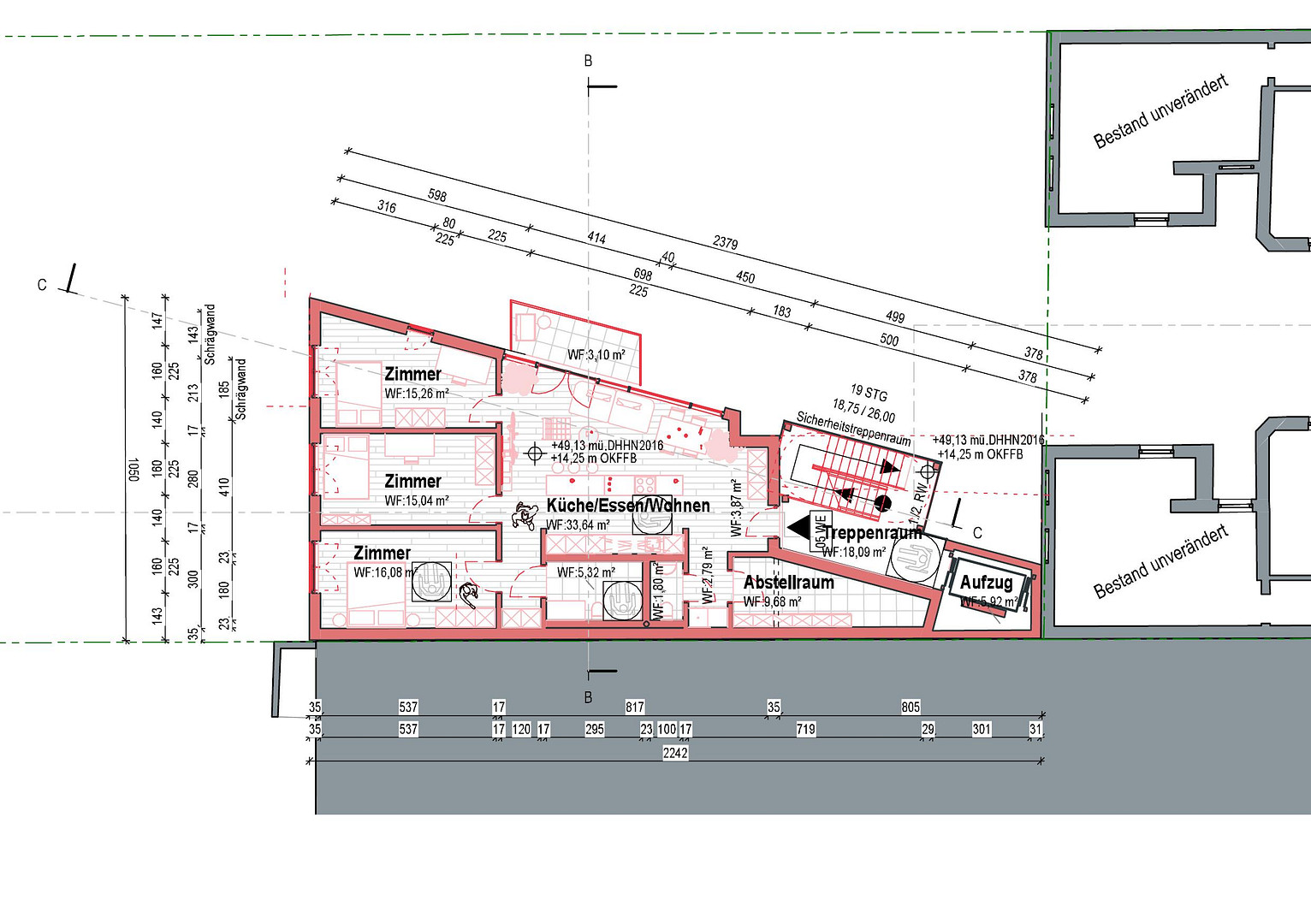 Baugruppe am Schloss Charlottenburg mit über 100 m² Gemeinschaftsflächen im Dach – Spandauer Damm 52, 14059 Berlin(Charlottenburg) – Vorschaubild 7