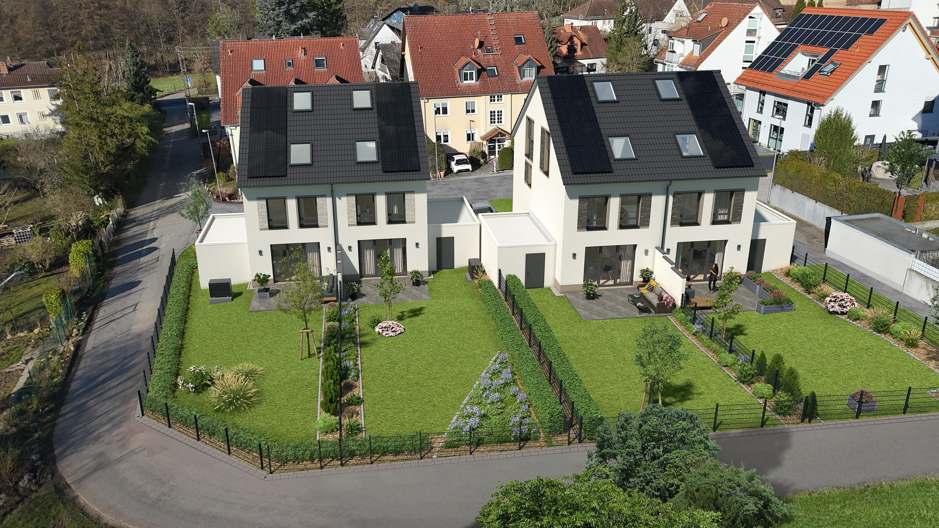 Ihr neues Familiendomizil in ruhiger Lage! Doppelhaushälfte mit KfW QNG 40 PLUS und viel Wohnkomfort – Im Seiffen 6 - 12, 65207 Wiesbaden(Auringen) – Vorschaubild 4