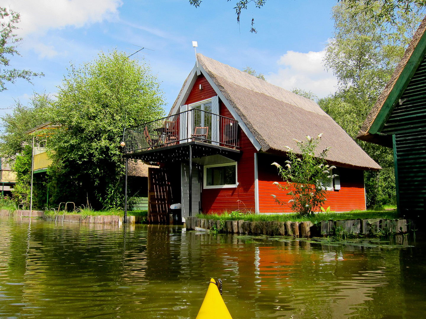 Reetgedecktes Bootshaus an der Mildenitz in Goldberg – Goldberg(Wendisch Waren) – Vorschaubild 26