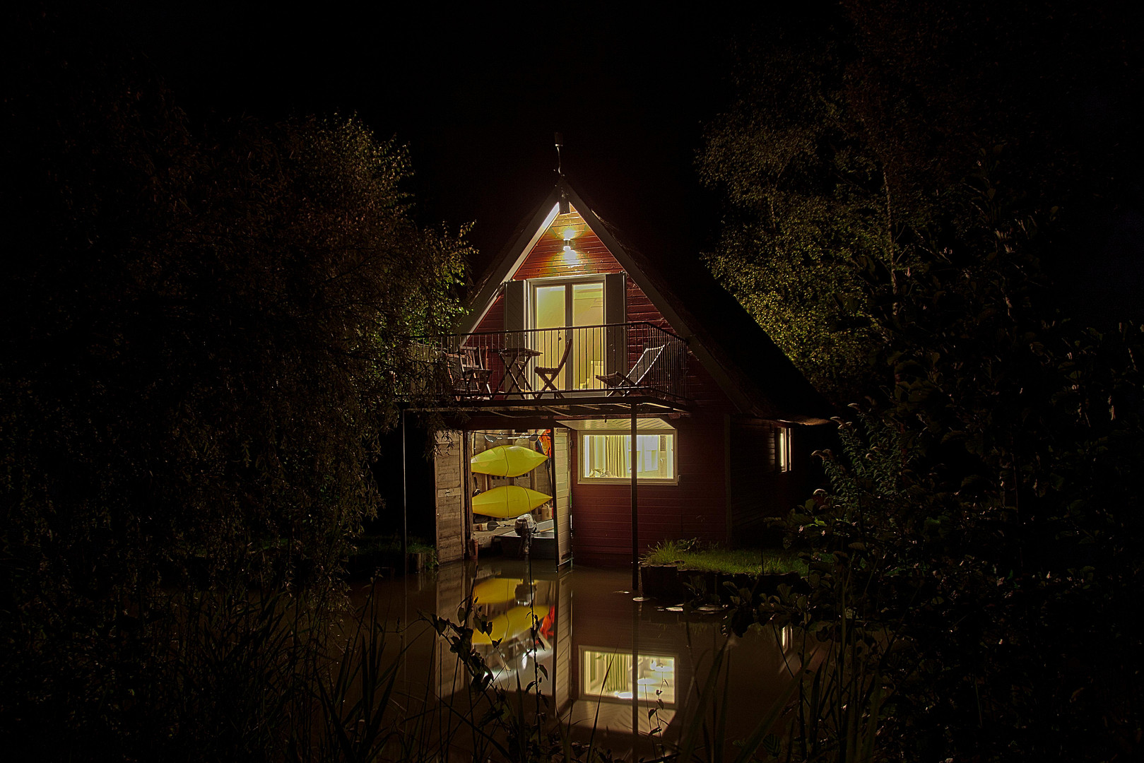 Reetgedecktes Bootshaus an der Mildenitz in Goldberg – Goldberg(Wendisch Waren) – Vorschaubild 18