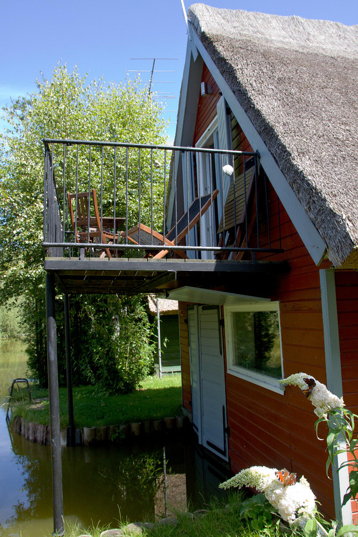 Reetgedecktes Bootshaus an der Mildenitz in Goldberg – Goldberg(Wendisch Waren) – Vorschaubild 3