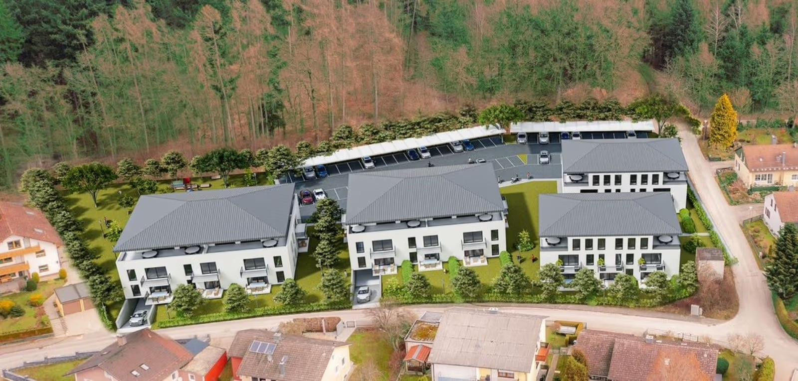 Ideal für Paare 50+ - 2-Zi Wohnung m. Garten - KFW 40 NH – Am Steinkart 5b, 94086 Bad Griesbach im Rottal(Bad Griesbach i. Rottal) – Vorschaubild 8