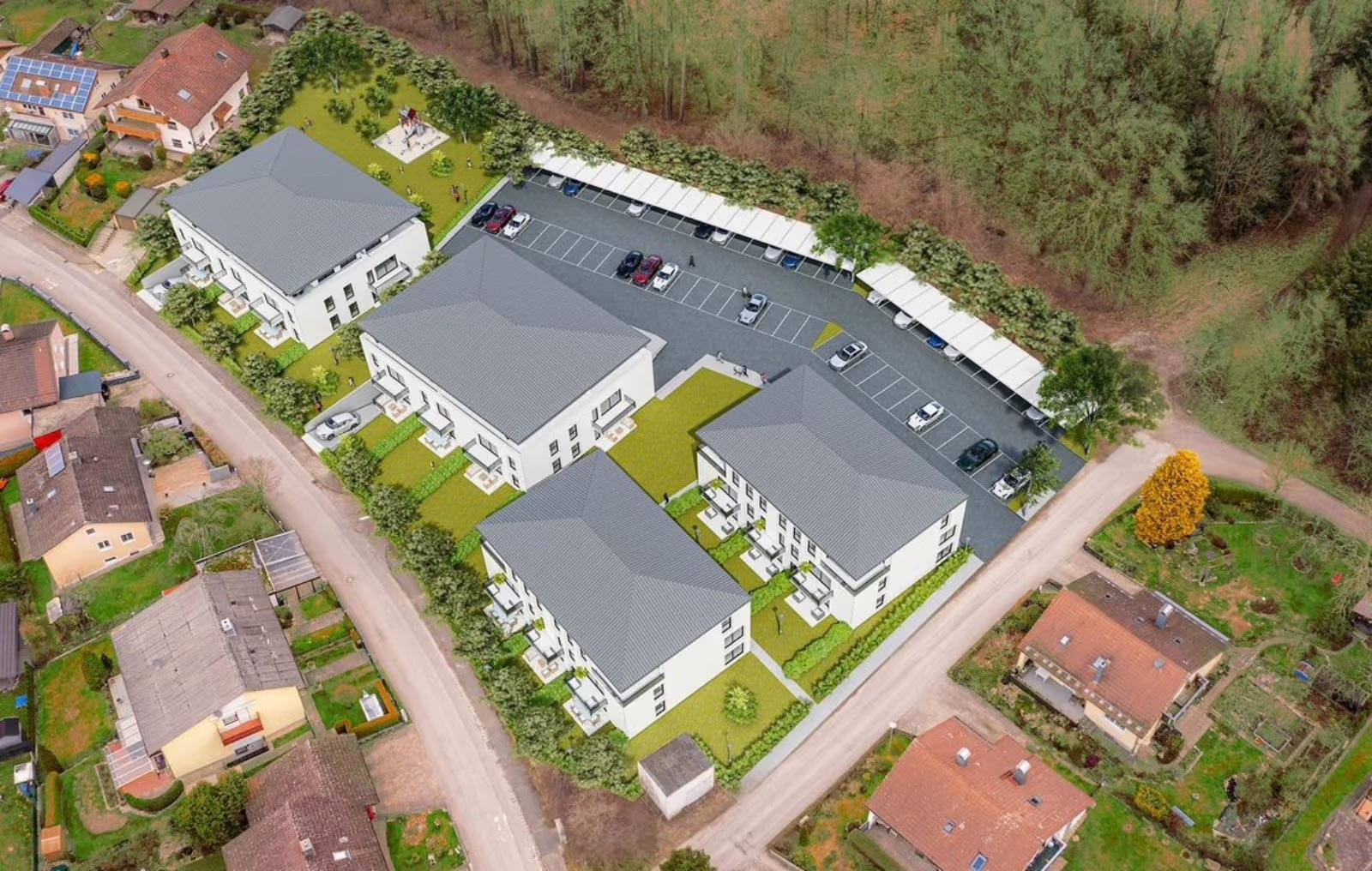 Ideal für Paare 50+ - 2-Zi Wohnung m. Garten - KFW 40 NH – Am Steinkart 5b, 94086 Bad Griesbach im Rottal(Bad Griesbach i. Rottal) – Vorschaubild 15