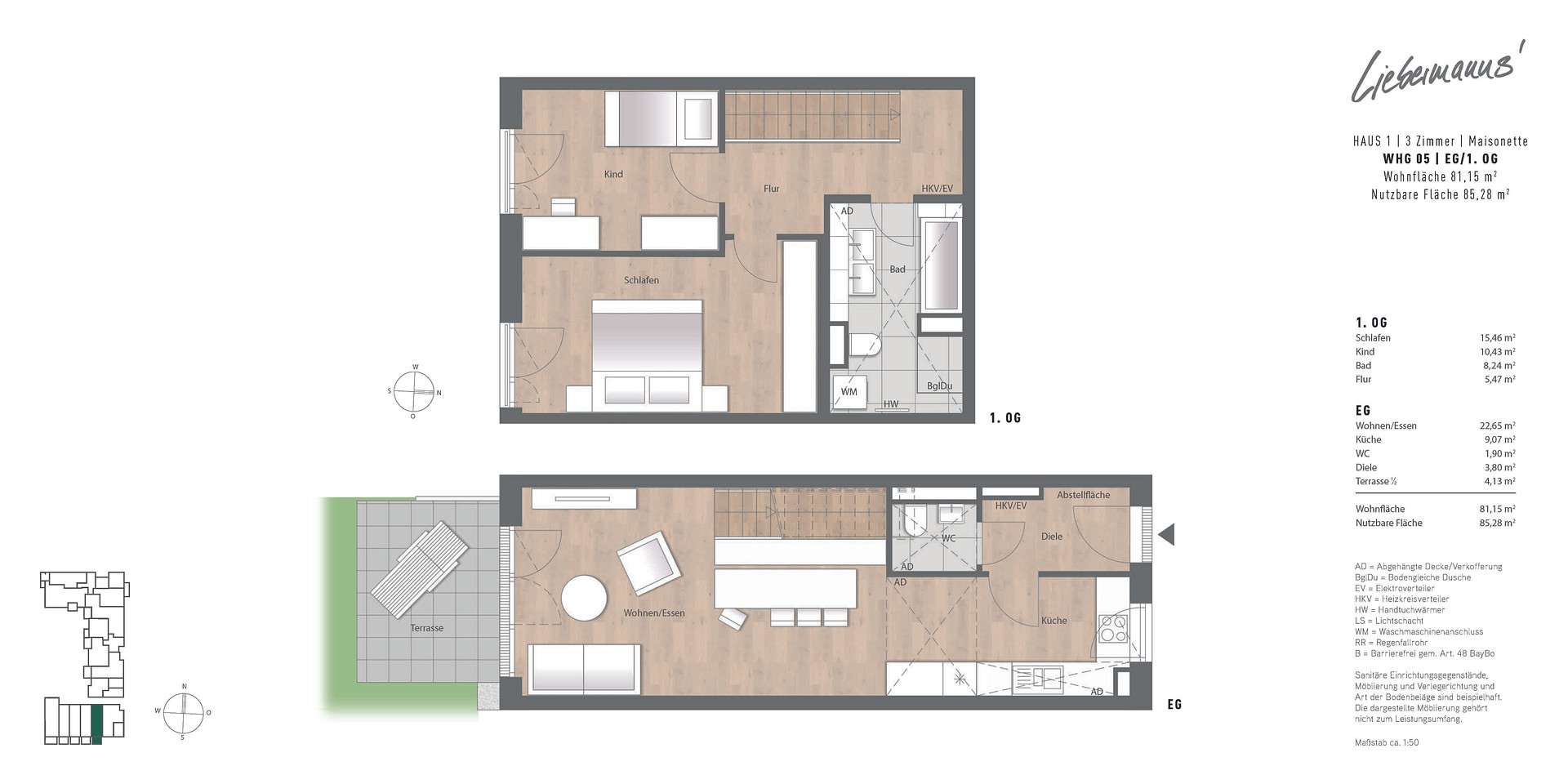 *BEZUGSFERTIG 2026* TOWNHOUSE-FEELING: 3-ZIMMER-GARTENWOHNUNG MIT PRIVATEM ZUGANG – Max-Liebermann-Straße 1b, 80937 München(Am Hart) – Vorschaubild 3