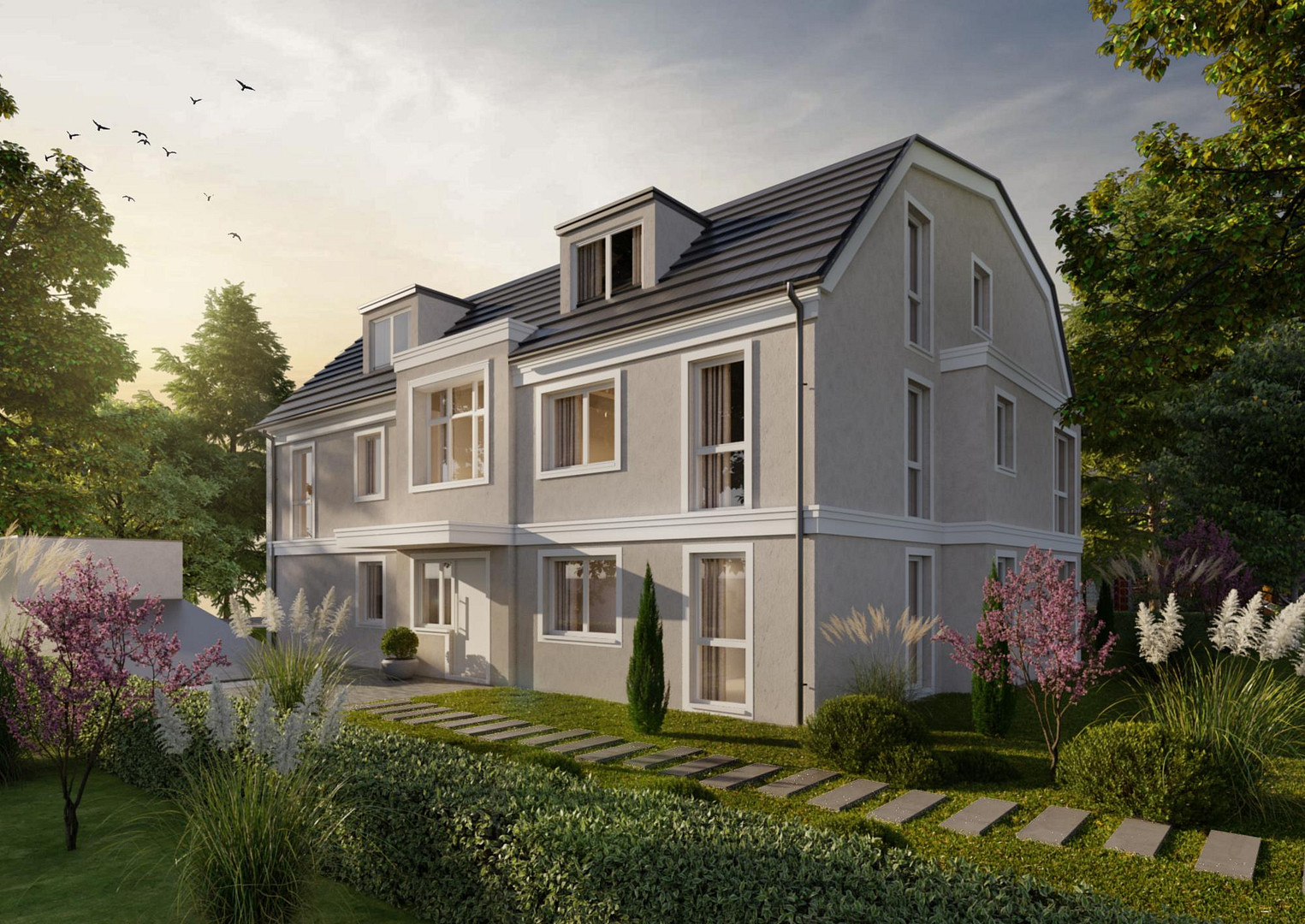 Elegant und modern, ihr Wohnglück mit eigenem Garten – Heuglinstr. 32, 81249 München(Lochhausen) – Vorschaubild 2