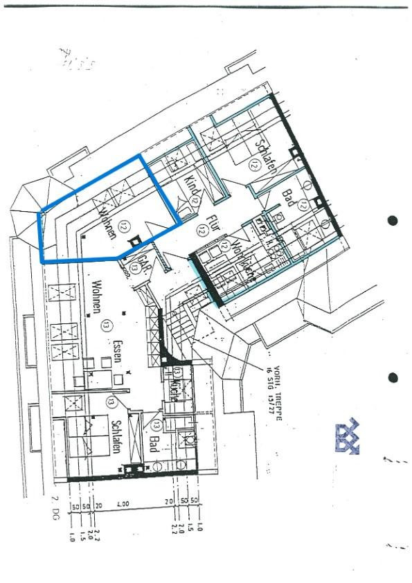 WG-geeignete 3-Zimmer-Wohnung mit Galerie im Denkmal – zentral Pforzheim Nordstadt – Kapitalanlage – Heinrich-Wieland-Allee 2, 75177 Pforzheim – Vorschaubild 2