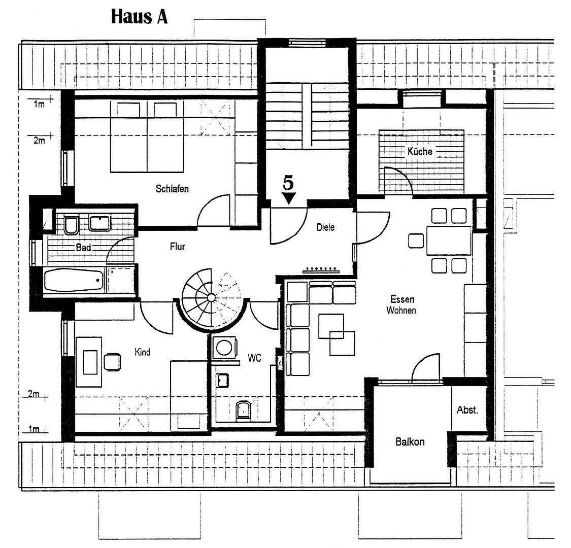 Dresden-Cossebaude - provisionsfrei: Attraktive 4,5-Raum Maisonette-Wohnung mit Balkon – Kolpingstraße 14, 1156 Dresden(Cossebaude) – Vorschaubild 19