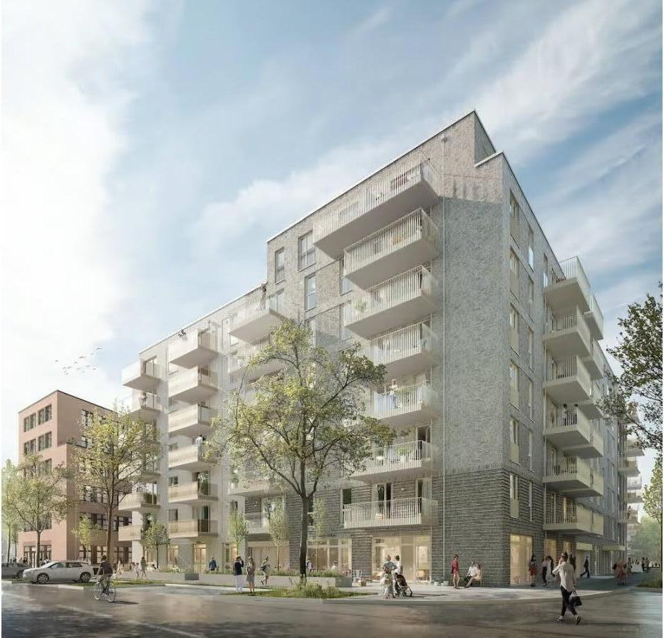 Neubau-Erstbezug im 5. OG – 2-Zimmer mit Balkon & Blick ins Grüne in aufstrebendem Quartier