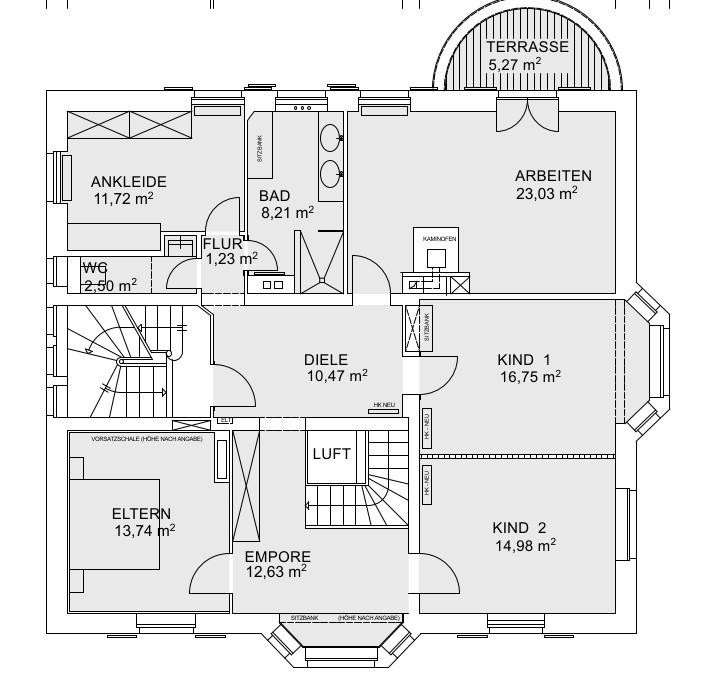 große Jugendstilvilla mit Einliegerwohnung – Frankfurt am Main(Rödelheim) – Vorschaubild 16