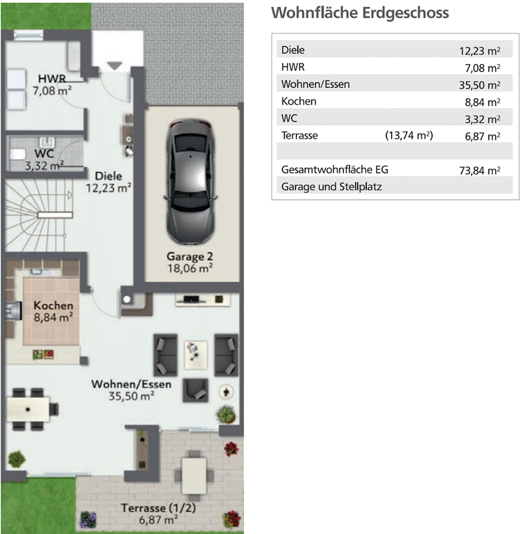Neuwertiges KfW-55-Haus Baujahr 2023, 242 m² Nutzfläche, Energiekl. B, unter 370 € Nebenkosten – Boos – Vorschaubild 21
