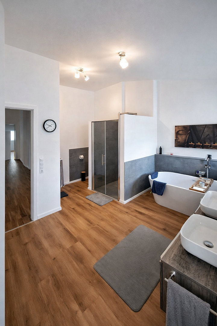 Neuwertiges KfW-55-Haus Baujahr 2023, 242 m² Nutzfläche, Energiekl. B, unter 370 € Nebenkosten – Boos – Vorschaubild 6