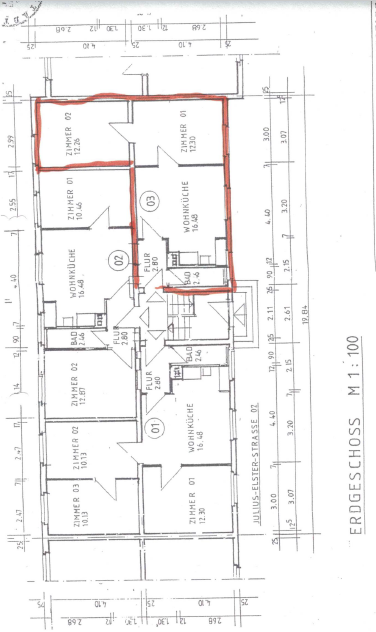 Renovierte 2-Zimmer-Erdgeschosswohnung – Braunschweig – Vorschaubild 10