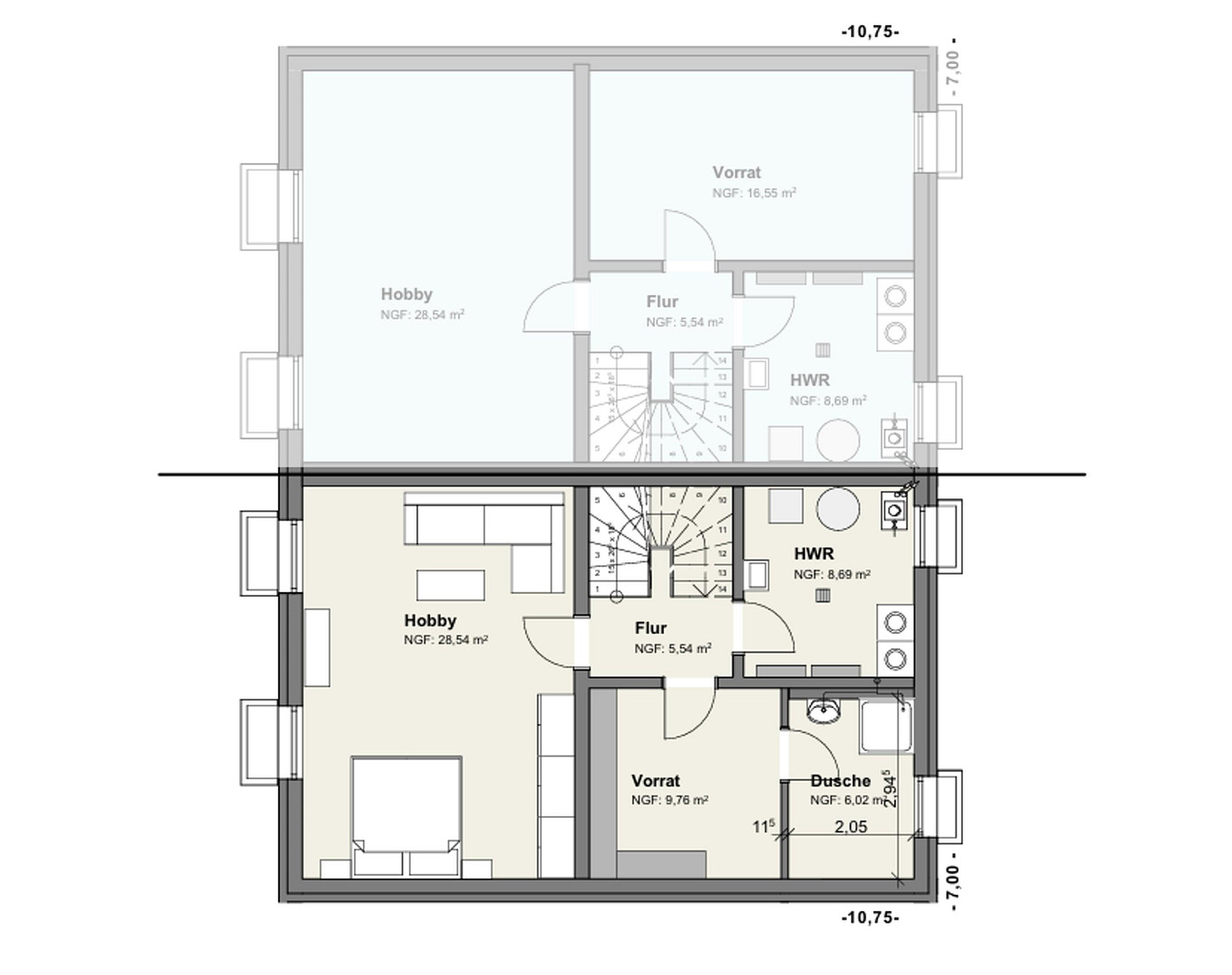 Moderne DHH mit Energieeffizienz A+ in SR-Ittling – Straubing – Vorschaubild 8