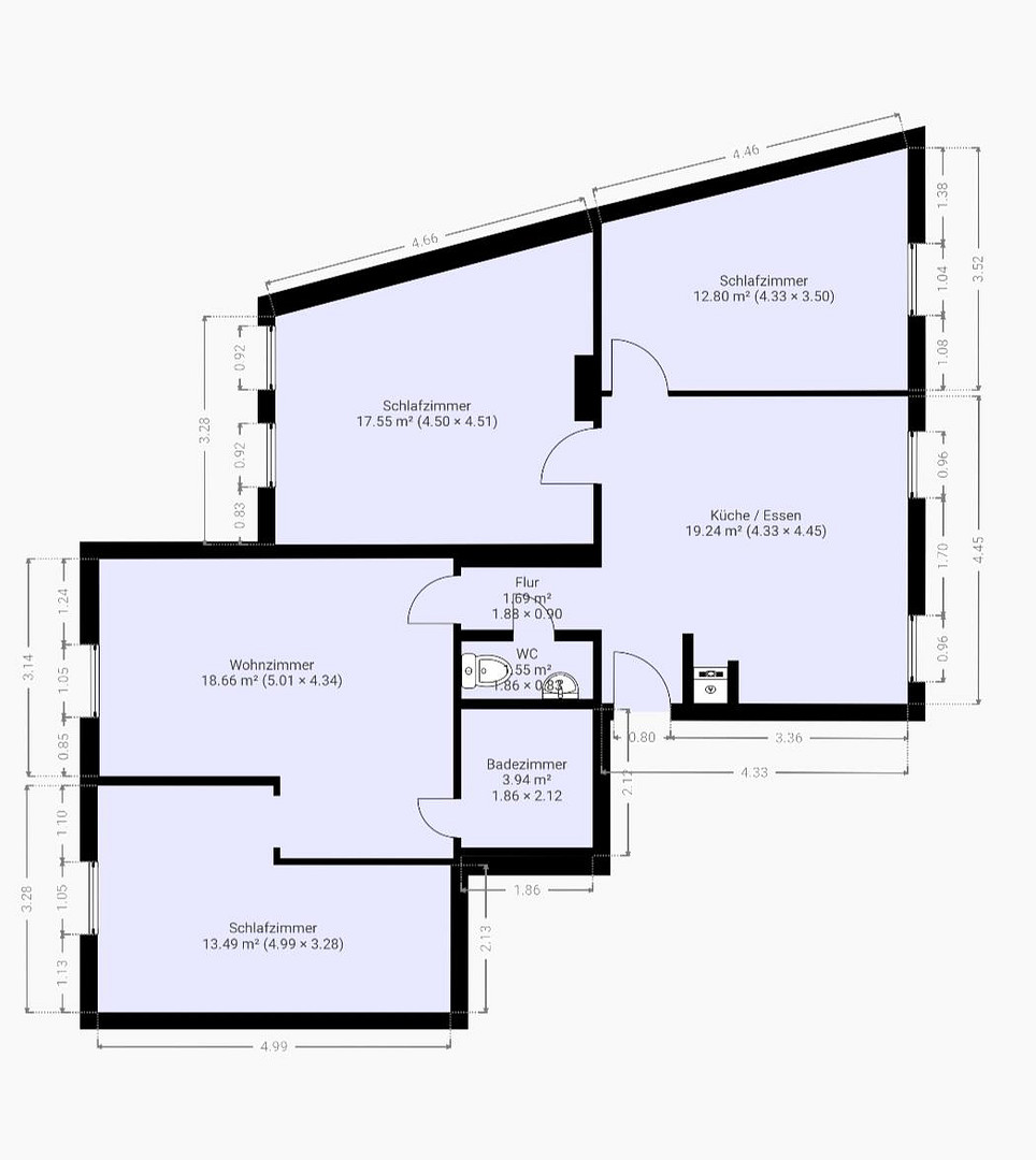Lichtdurchflutete 4-Zimmer Wohnung mit modernem Flair in MG-Eicken – bezugsfertig & provisionsfrei – Mönchengladbach(Eicken) – Vorschaubild 19