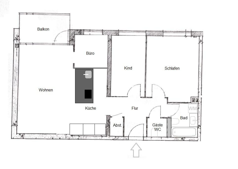Fußläufig zum Alsterlauf, Erstbezug nach Sanierung, Gäste WC, inkl. TG-Stellplatz, ohne Courtage – Hamburg(Hummelsbüttel) – Vorschaubild 16