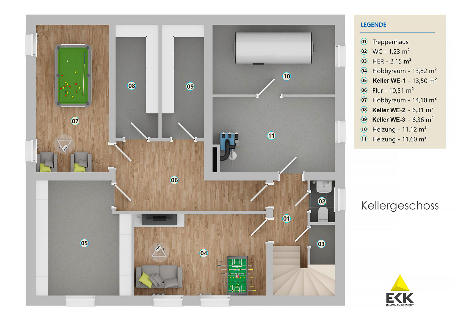 Investieren in Qualität: leerstehendes Mehrfamilienhaus mit 3 geteilten Einheiten in Köln – Penningsfelder Weg 89, 51069 Köln(Dellbrück) – Vorschaubild 55