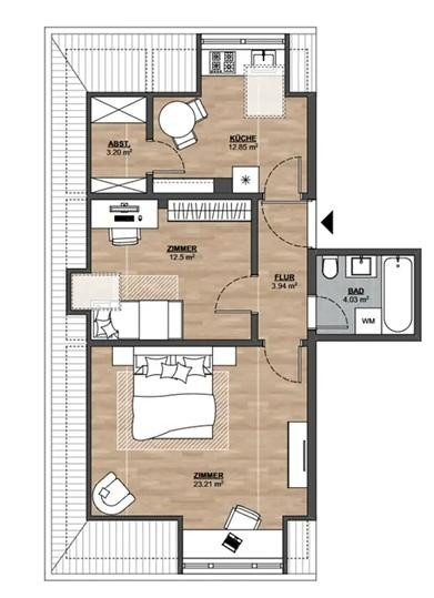 Attraktive DG-Wohnung - Citylage an Kuppelkirche, hohe Lebensqualität; von privat – Darmstadt – Vorschaubild 35