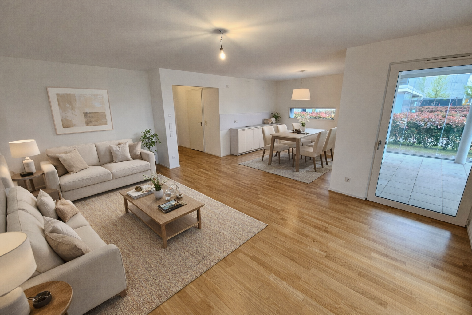 Wohnen wie im eigenen Haus – moderne Gartenwohnung am Altrhein mit Terrasse & Tiefgarage – Gerwigstraße 36, 68305 Mannheim(Waldhof) – Vorschaubild 7