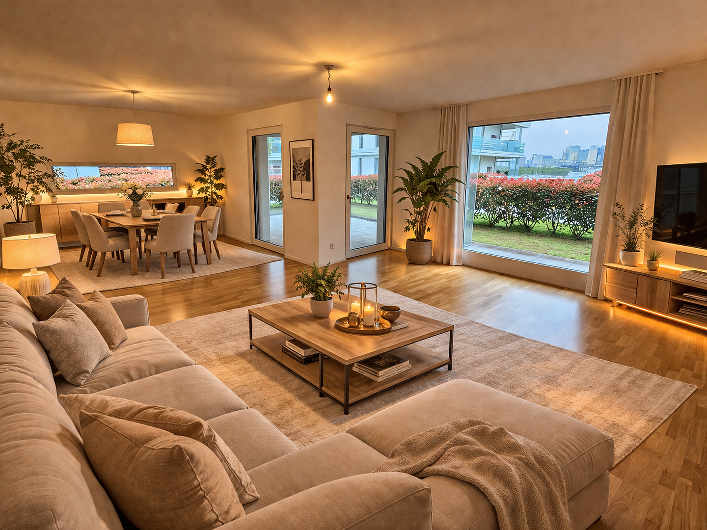 Wohnen wie im eigenen Haus – moderne Gartenwohnung am Altrhein mit Terrasse & Tiefgarage – 68305 Mannheim(Waldhof) – Vorschaubild 4