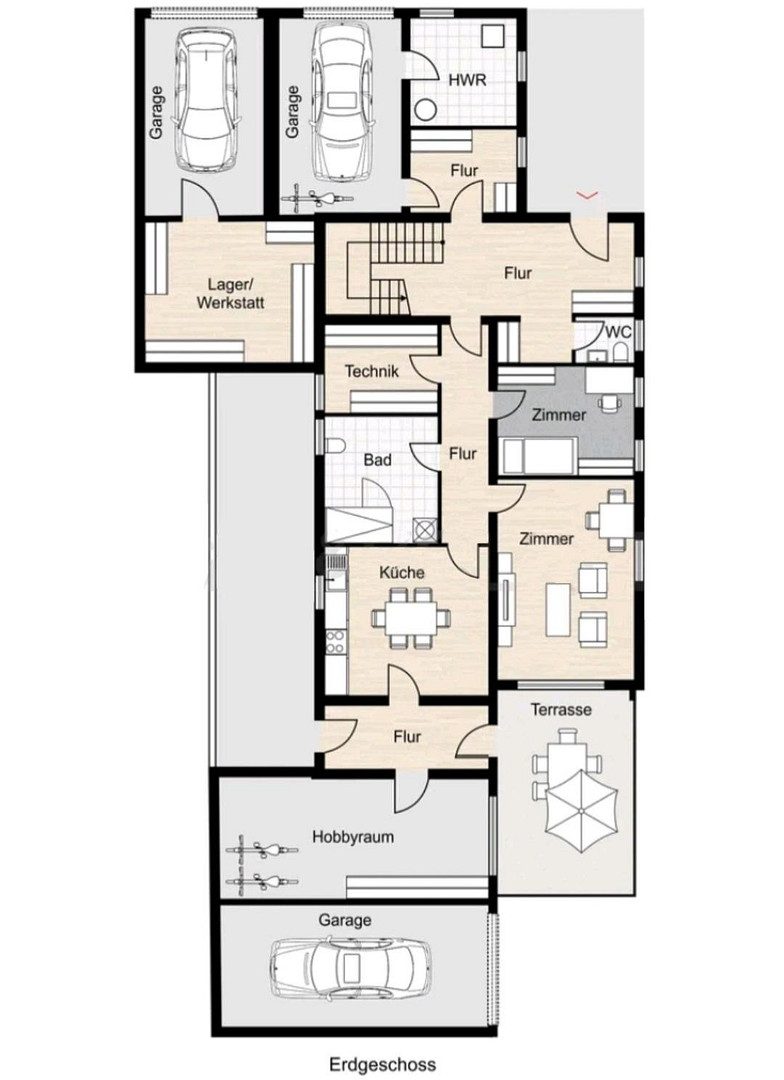 Exklusives Zuhause auf 3.012 m² – viel Privatsphäre, Ruhe und beeindruckender Weitblick – Neudenau(Herbolzheim (Jagst)) – Vorschaubild 25