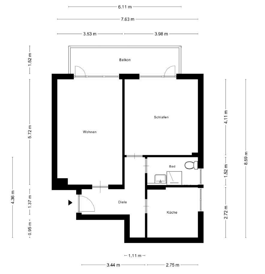 Frisch modernisierte 2-Zimmer-Wohnung mit Südbalkon – provisionsfrei im Herzen von Nippes – Köln(Nippes) – Vorschaubild 17