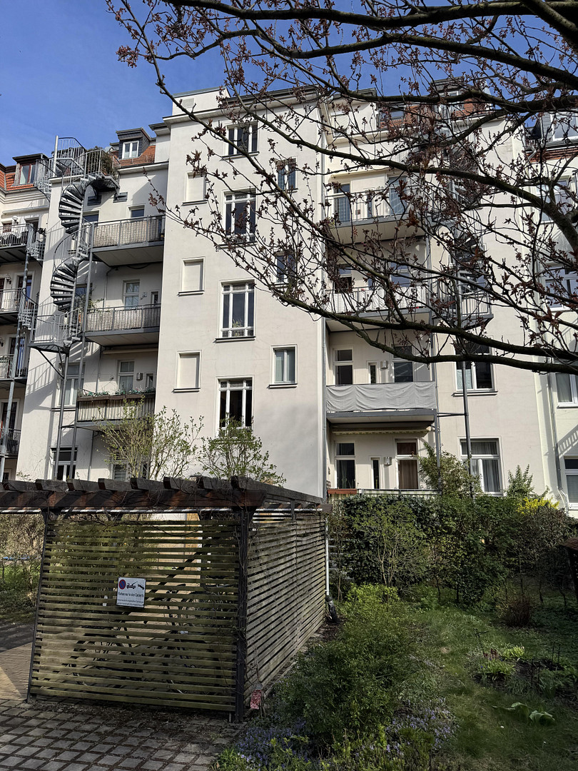Direkter Parkzugang, 2 Balkone mit Gartenanteil, Loggia, Fußbodenheizung, Tageslichtbad, uvm... – Könneritzstraße 29 Hinterhaus, 4229 Leipzig(Schleußig) – Vorschaubild 5