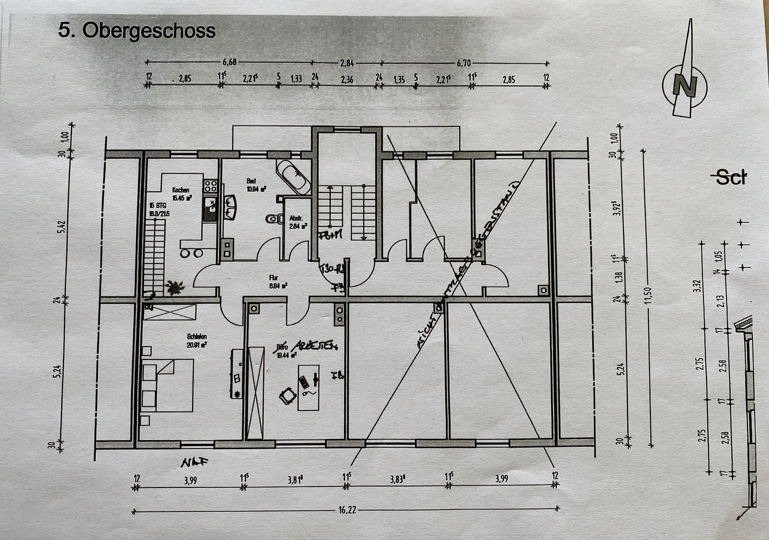 Helle Maisonette mit Dachterrasse – Nürnberg(Galgenhof) – Vorschaubild 21