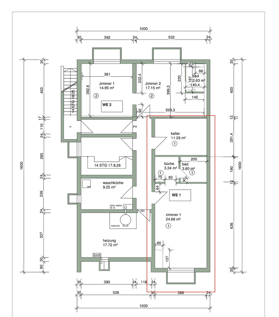 4 Zimmer-Wohnung mit Balkonen und Garten in Obergiesing – München(Obergiesing) – Vorschaubild 12