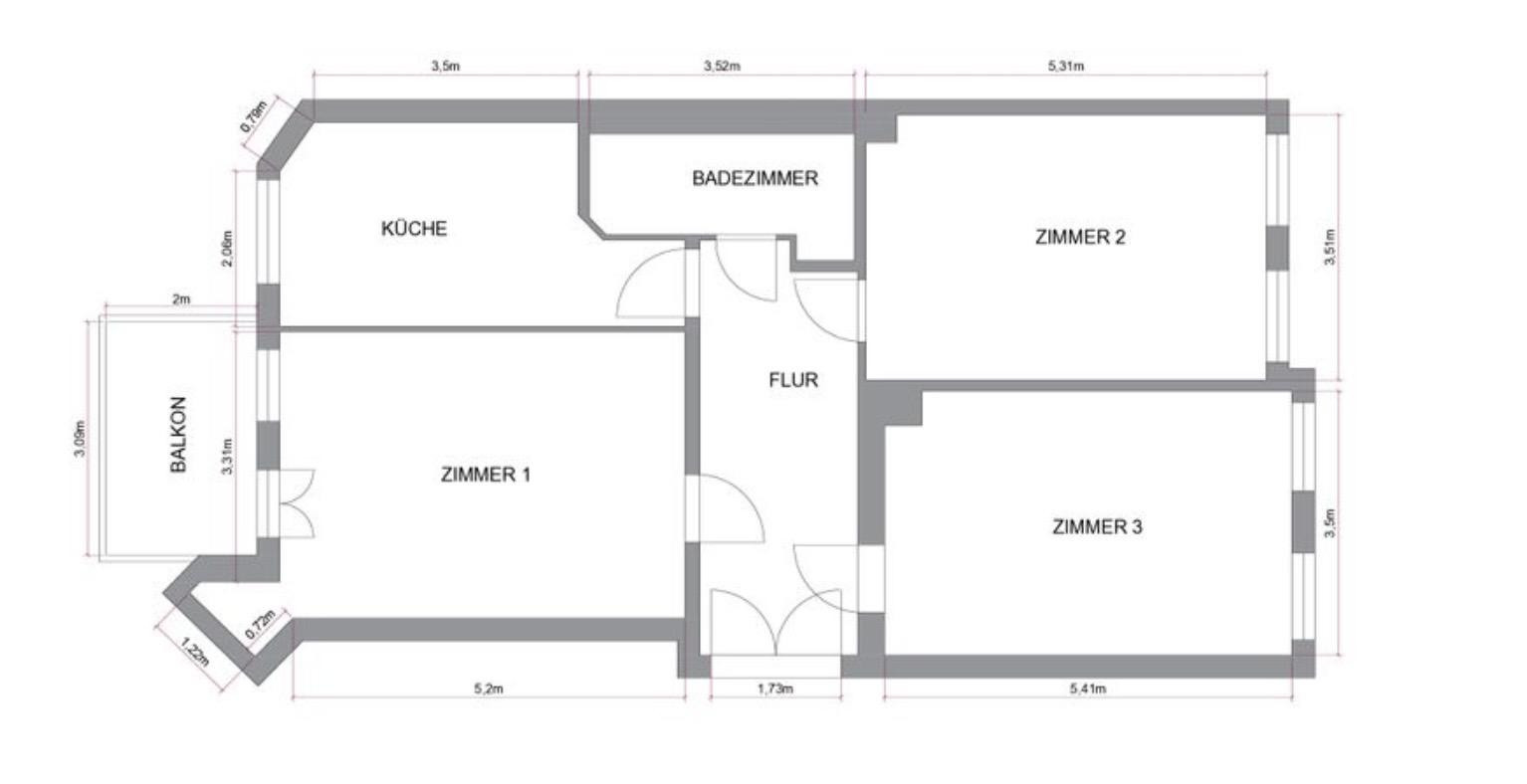 Elegante Altbauwohnung im Waldstraßenviertel - Erstbezug nach Sanierung - Provisionsfrei – Leipzig(Zentrum) – Vorschaubild 23