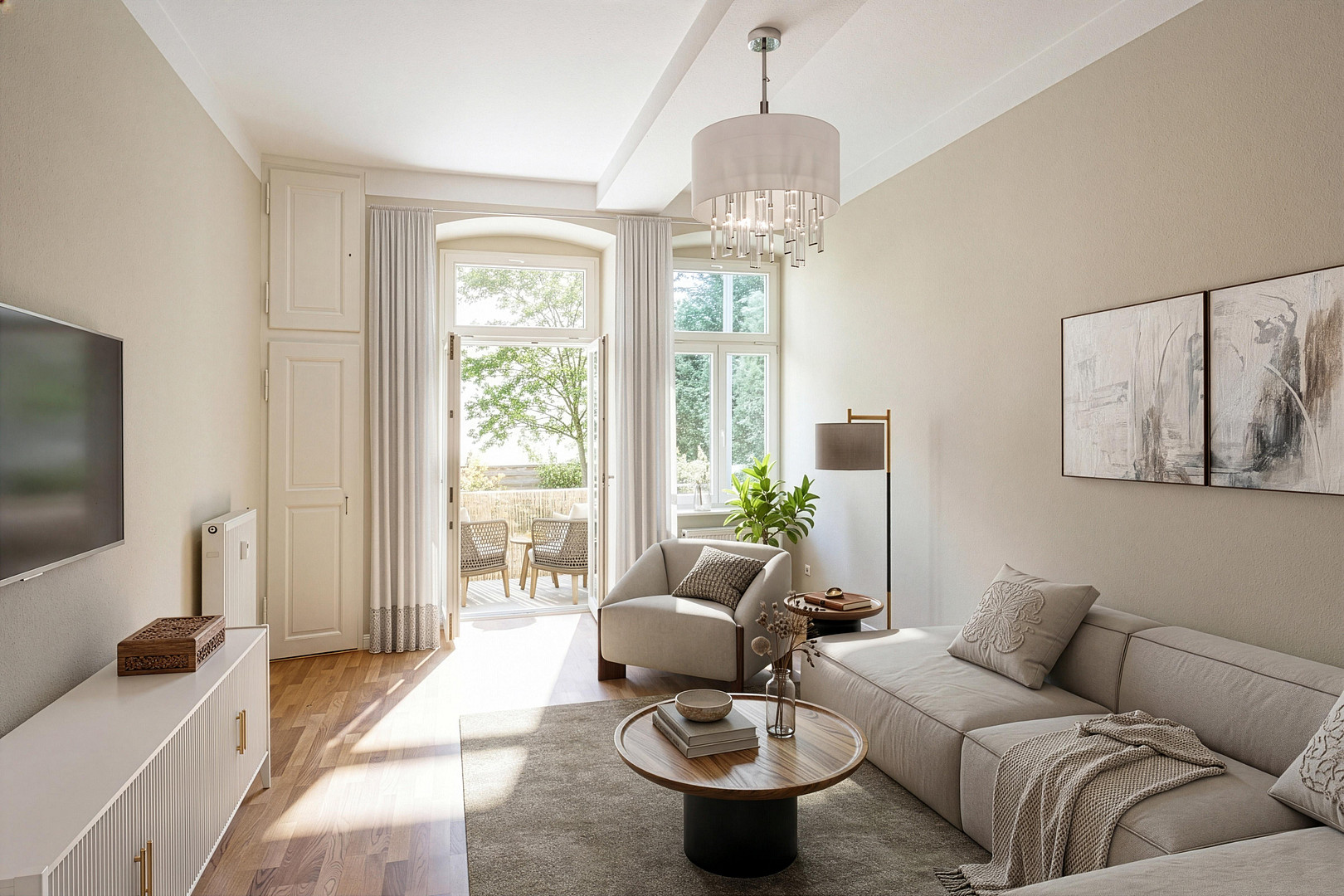 Elegante Altbauwohnung im Waldstraßenviertel - Erstbezug nach Sanierung - Provisionsfrei – Leipzig(Zentrum) – Vorschaubild 4