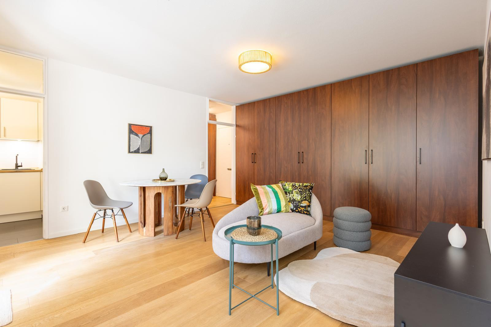 Neu möblierte, ruhige Terrassenwohnung inkl. Schwimmbad im Haus – Johann-Fichte-Str.11, 80805 München(Schwabing) – Vorschaubild 3