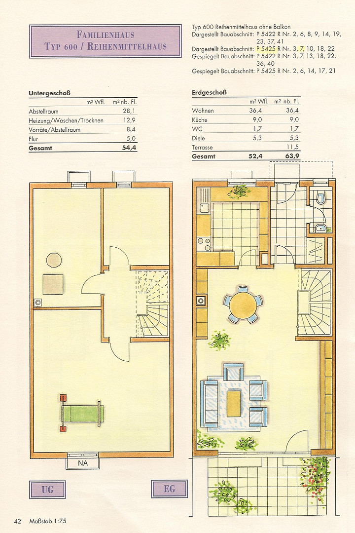 Grundriss KG und EG
