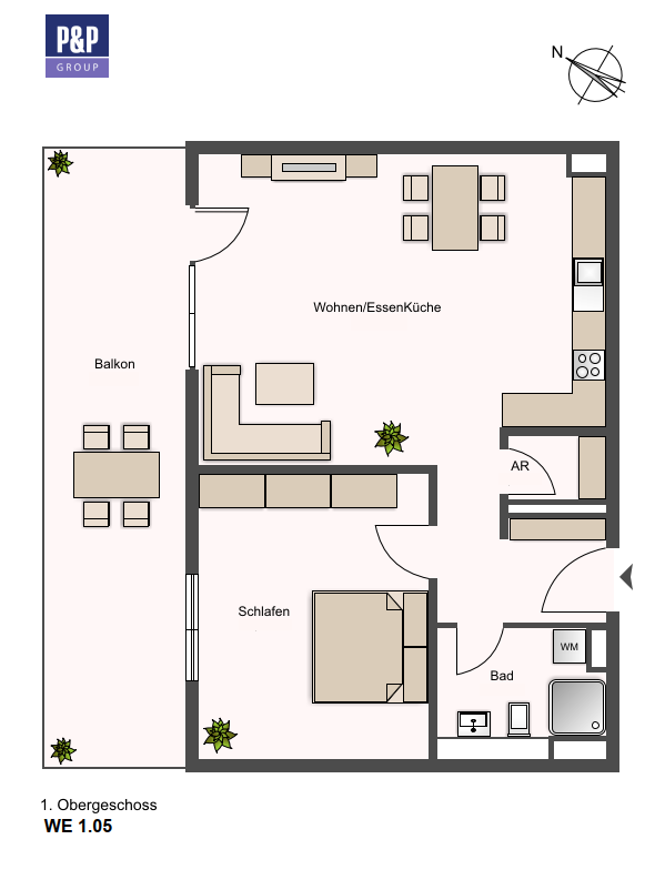 **TOP** wunderschöne Wohnung am Fürther STADTPARK 1.05 – Lange Straße 65, 90762 Fürth – Vorschaubild 29