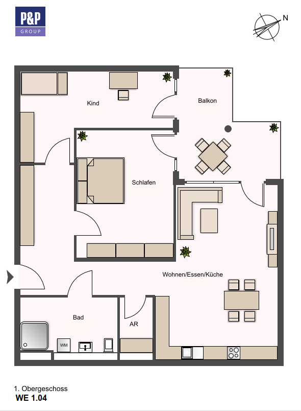 *TOP* wunderschöne Wohnung am Fürther STADTPARK WE 1.10 – Lange Straße 65, 90762 Fürth – Vorschaubild 29
