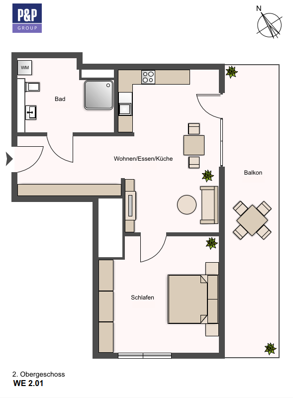 *TOP* wunderschöne Wohnung am Fürther STADTPARK WE 2.01 – Lange Straße 65, 90762 Fürth – Vorschaubild 29