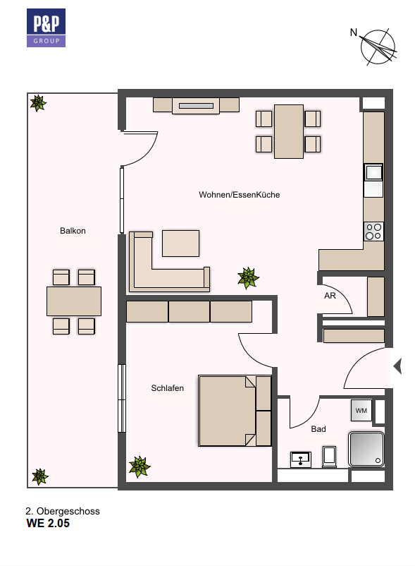 *TOP* wunderschöne Wohnung am Fürther STADTPARK WE 2.05 – Lange Straße 65, 90762 Fürth – Vorschaubild 29