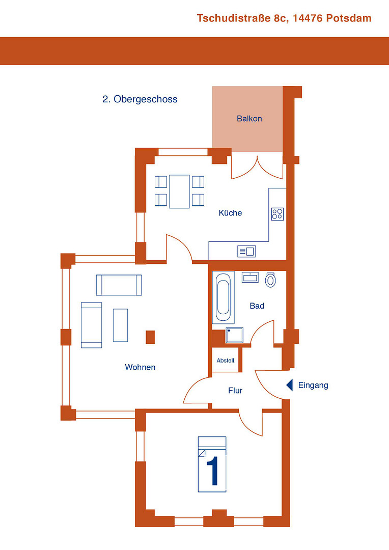 Seeblick • Eckwohnung mit viel Licht • Balkon zum Wasser • hochwertig saniert – Tschudistraße 8c, 14476 Potsdam - Neu-Fahrland – Vorschaubild 20