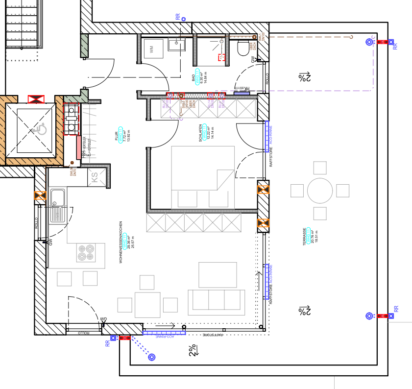 Moderne 2-Zimmer-DG-Wohnung mit großer Dachterrasse – Lutzstraße 3, 85055 Ingolstadt – Vorschaubild 7