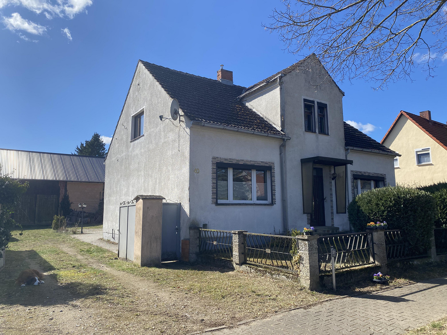 Geschützter Vierseithof mit mehreren Nebengebäuden und weitläufigem Garten – Klosterwalder Dorfstraße 40, 17268 Templin(Klosterwalde) – Vorschaubild 2