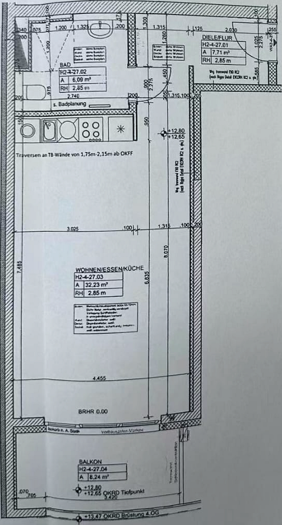 Provisionsfrei: Verkauf Neubau BJ 2020 1-Zimmer-Apartment m. Balkon – Wilhelmsaue 32, 10713 Berlin(Wilmersdorf) – Vorschaubild 42